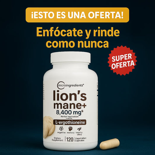 Lion’s Mane– Mental Power 🧠